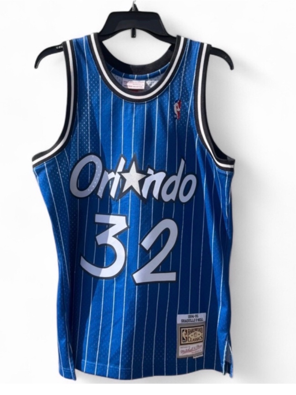 Shaquille O'Neal Orlando Magic Jersey Mitchell & Ness HWC Men's Small Retro Blue